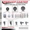 Service Caster 4 Inch Semi Steel 10 MM Threaded Stem Caster Set 2 Brakes SCC SCC-TS20S415-SSR-M1015-2-PLB-2 - alternate 5